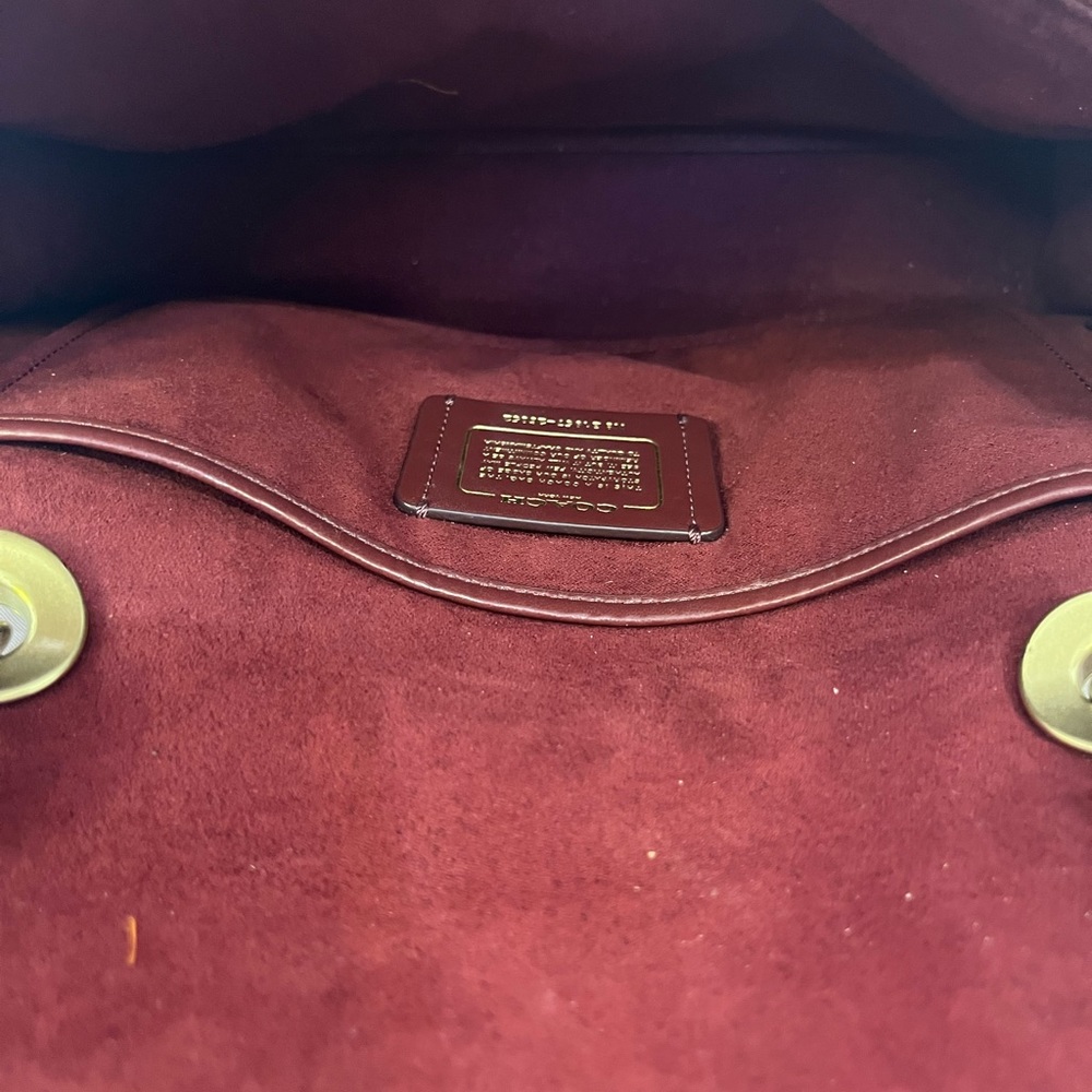 Coach Parker gold chain shoulder bag - Picture 3 of 4